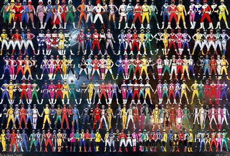 Super Sentai 37 Могучие рейнджеры Рейнджер Звезды