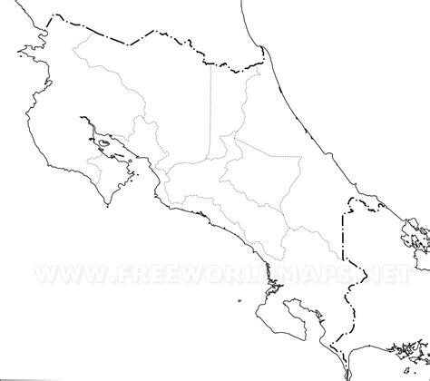 Mapas De Costa Rica Para Imprimir Kulturaupice