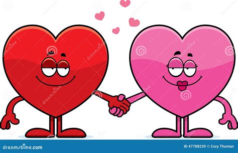 cartoon hearts holding hands stock illustrations 545 cartoon hearts holding hands stock
