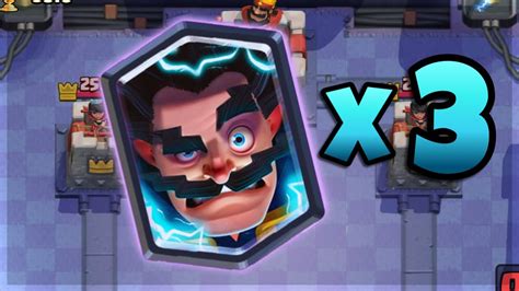 Can Three Electro Wizards Three Crown Clash Royale YouTube