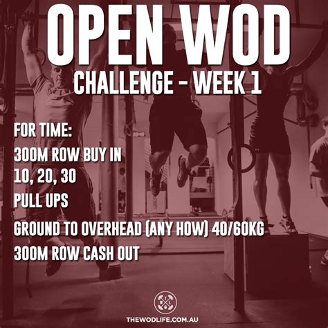 Open Wod Challenge Week 1 The Wod Life