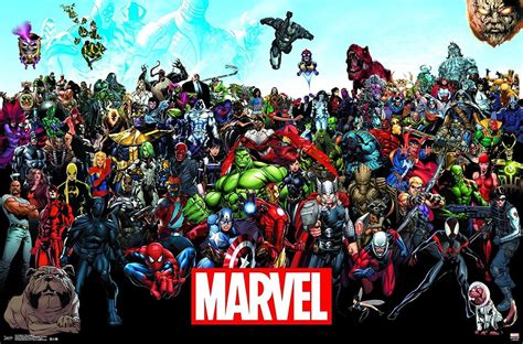 Purpleeyestelllies Every Character From The Marvel Lineup 15 Poster