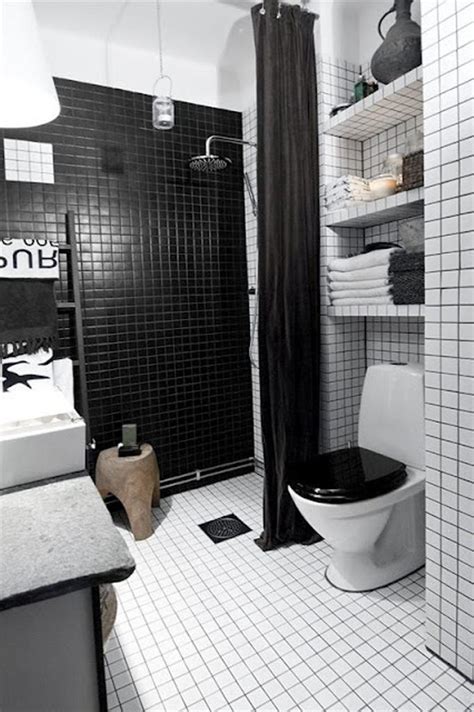 Make your decision on the spot depending on your mood and lifestyle. 15 Contemporary Black and White Bathroom Ideas - Rilane