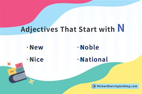 Adjectives That Start With N Infographic Rhblog