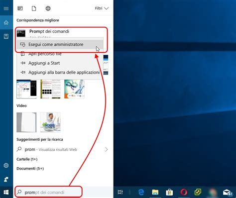 Aprire Il Prompt Dei Comandi In Windows 10 E Nelle Versioni Precedenti