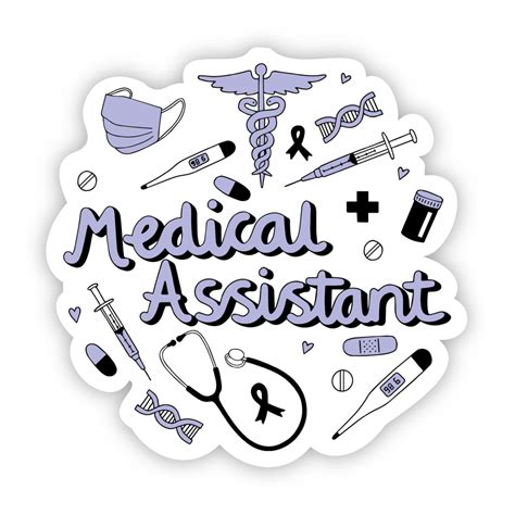 Medical Assistant Sticker In 2021 Medical Stickers Medical Assistant