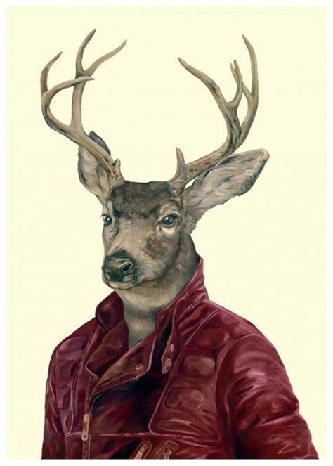 Animal head on human body drawing. Animal Head Human Body | Found on f4wncuddle.tumblr.com | Deer illustration, Deer art