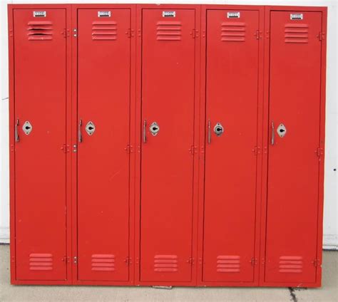 Red Lockers Red Backdrop School Lockers Lockers