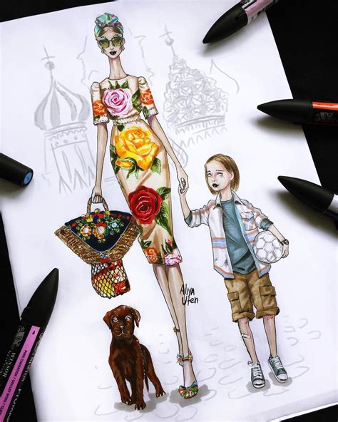 Fashion Designer And Illustrator Fsketcher • Fotos E Vídeos Do