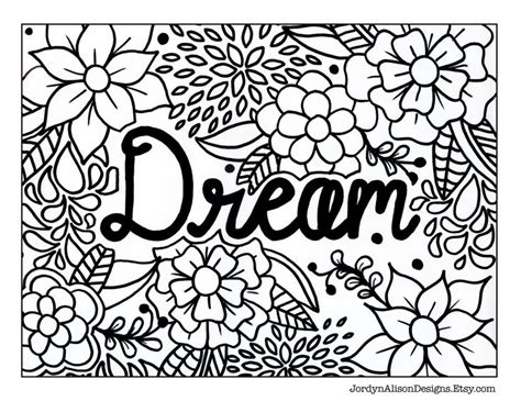 We did not find results for: Dream Coloring Page Instant Download Zentangle | Coloring pages, Coloring books, Quote coloring ...