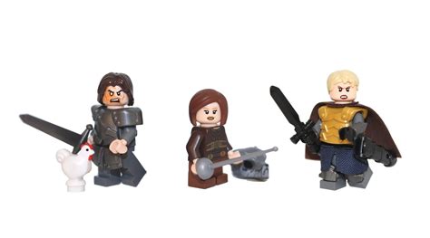 Game Of Thrones Lego Mini Figures Lego Art Custom Lego Mini Figures