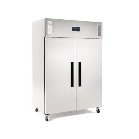 Nsf approved for commercial use and durably constructed. Polar G595 Double Door Freezer Stainless Steel 1200Ltr