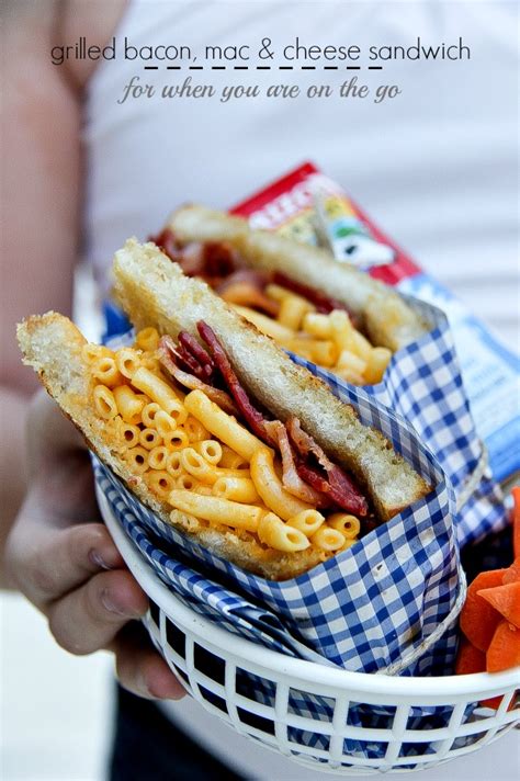 According to smithsonian magazine, the cheesy dish has been around as long as there has been a united states of america. Grilled Mac & Cheese with Bacon Sandwich | Tonya Staab | Recipe | Food, Grilled mac and cheese ...