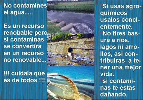 Contaminacion Del Agua Folleto De La Contaminación Del Agua