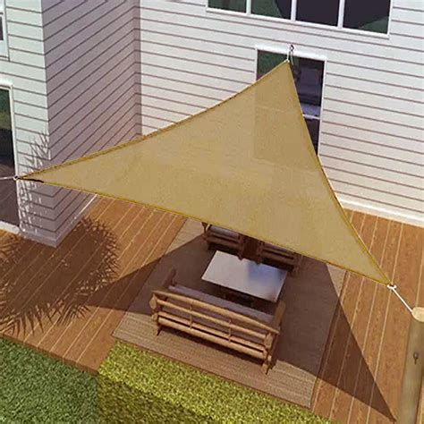 Sun Sail Shade Triangle Canopy Cover Outdoor Patio Awning 16 Sides