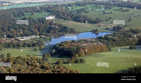Aerial View Of The Harewood House Estate From The South West Stock