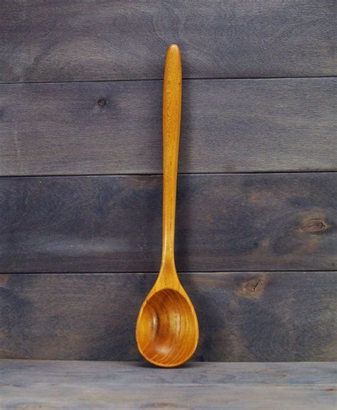 Carved Wooden Serving Spoon Ladle From Mulberrywooden Etsy Serving Spoons Spoon Carving