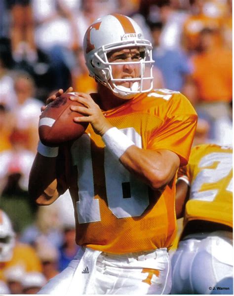 8x10 Photo Football Peyton Manning Tennessee Volunteers Orange Jersey