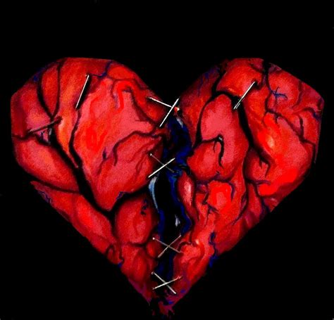 My Broken Heart In Black By Insignificantartist On Deviantart