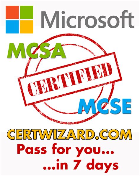 Buy Mcsa Certification Online Buy Mcsa Exam Pass Certwizard Offers