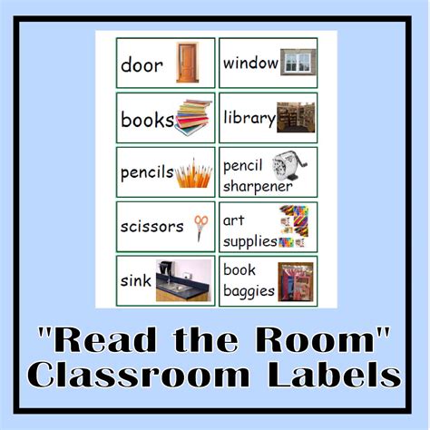 Read The Room Classroom Labels The Curriculum Corner 123