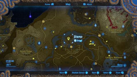 Botw All Memory Locations Map Map Resume Examples