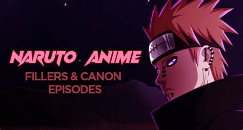 Naruto Filler List Episode Guide Anime Filler List