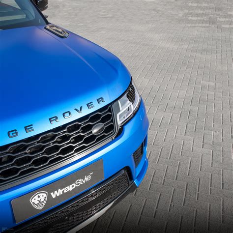 Range Rover Sport Blue Satin Wrap Wrapstyle