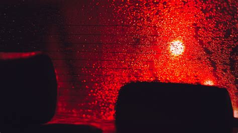 Rain Blurred Car Interior Lights Wallpapers Hd
