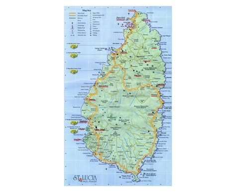 Maps Of Saint Lucia Collection Of Maps Of Saint Lucia North America