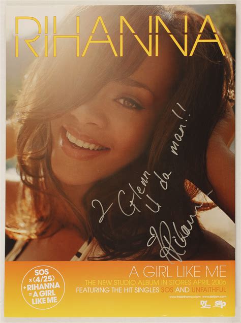Lot Detail Rihanna Signed And Inscribed Original A Girl Like Me