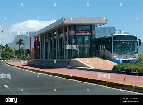 Cape Town Bus Stop At Milnerton South Africa Bus Station Boarding Area