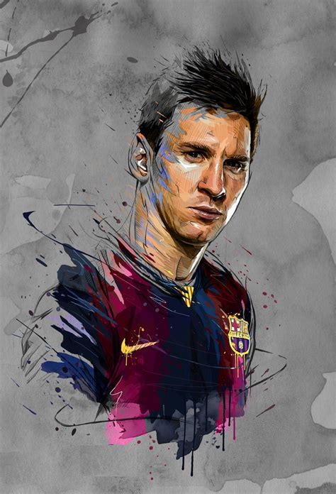 Lionel Messi Sport Art High Quality Giclee Prints On Canvas On Storenvy