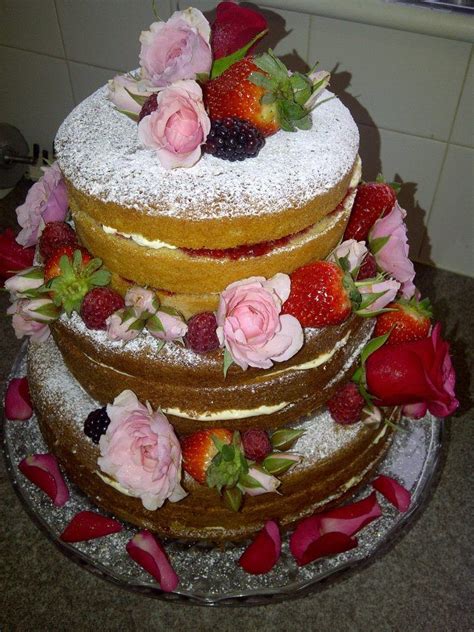 Victoria Sponge Wedding Cake Yum Cosas Ricas Rico