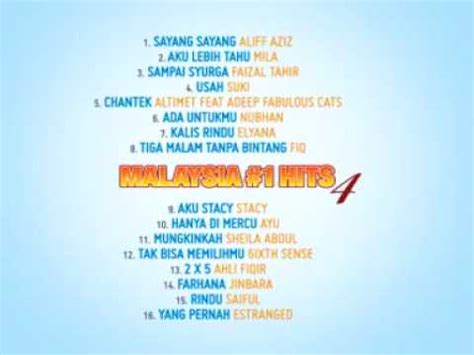 senarai lagu karaoke malaysia youtube