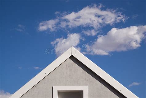 House Roof In Triangle Shape Stock Photo Image Of Shape Triangle