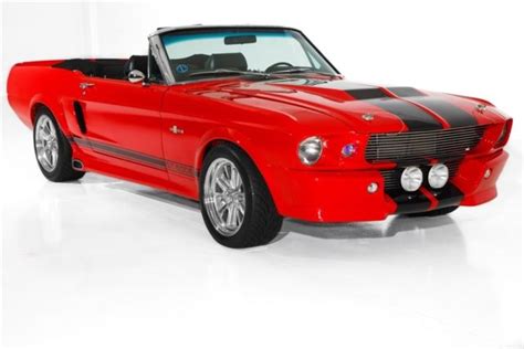 1968 Ford Mustang Redblack Eleanor 5 Speed Convertible For Sale