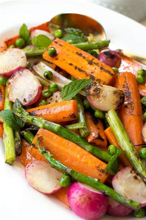 Maybe you would like to learn more about one of these? Charred Spring Vegetables with Herbed Carrot Top Dressing ...