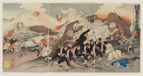 Watanabe Nobukazu Russo Japanese War Picture Of Our Troops