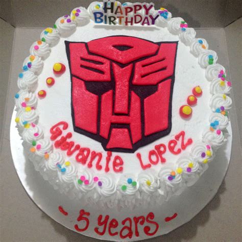 ♥♥ Amys Sweet Bite ♥♥ Transformers Birthday Cake