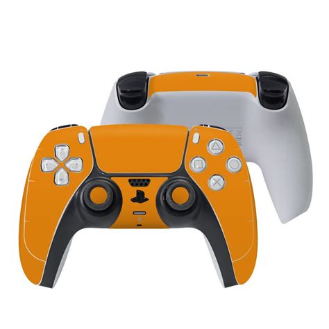 Sony Ps5 Controller Skin Solid State Orange By Solid Colors Decalgirl