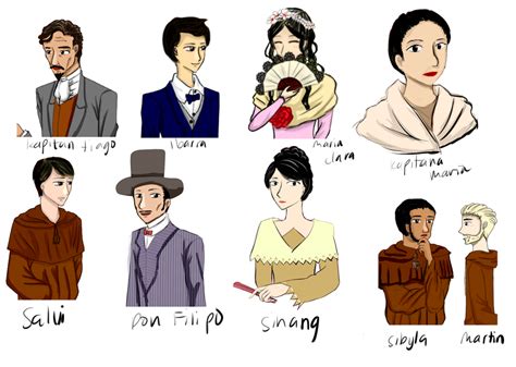 Noli Me Tangere Characters My Version By Hanniemey On Deviantart