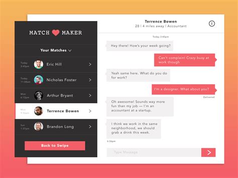 Daily Ui 013 Direct Messaging By Molly Woods 🌲🌳 On Dribbble