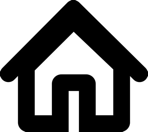 Small House Small Home Button Icon Clipart Large Size Png Image