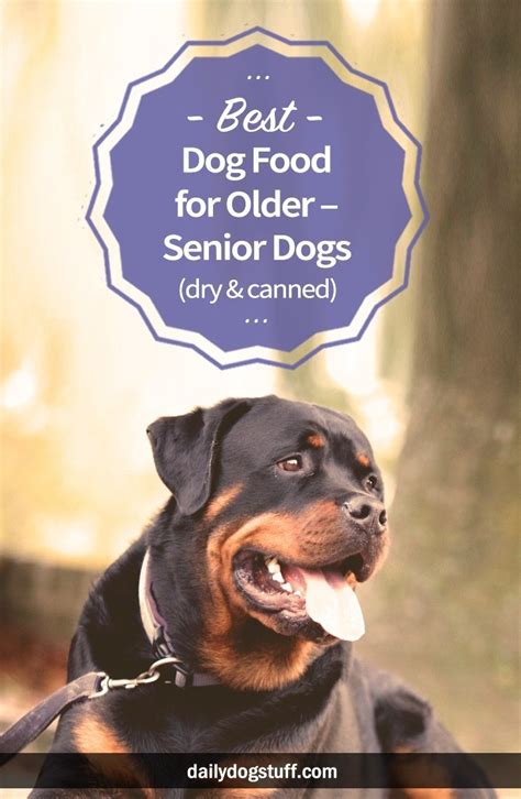Dozens of senior dog foods went through our tests to bring you the best senior dog foods we can find. Best Dog Food for Older - Senior Dogs, (dry & canned ...