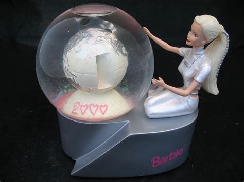 Avon Barbie 2000 Mattel Millennium Musical Snowglobe Tropicalfeel