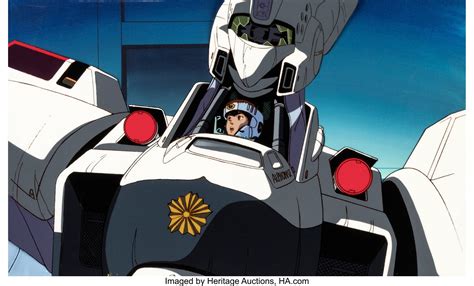 Patlabor The Movie Noa Izumi And Alphonse Production Cel Setup With