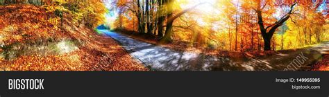 Panoramic Autumn Image And Photo Free Trial Bigstock