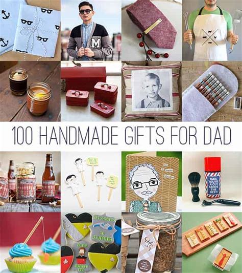 These diy father's day gifts gifts are sure to make dad smile on his special day. DIY Father's Day: 100 Handmade Gifts for Dad | Hello Glow