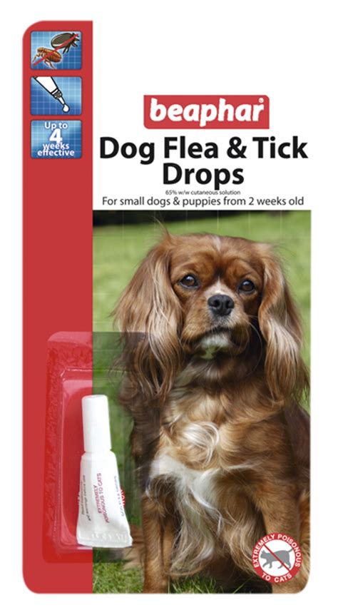 Commercial flea products have pesticides in them. Beaphar Dog & Puppy Flea and Tick Drops Spot On Treatment Apply to Neck | eBay